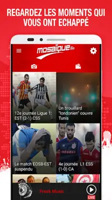 Mosaique FM android App screenshot 1